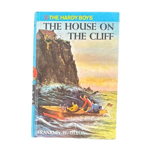 VTG 1959 Hardy Boys #2 The House on the Cliff Book by Franklin W. Dixon, HC - Picture 1 of 5